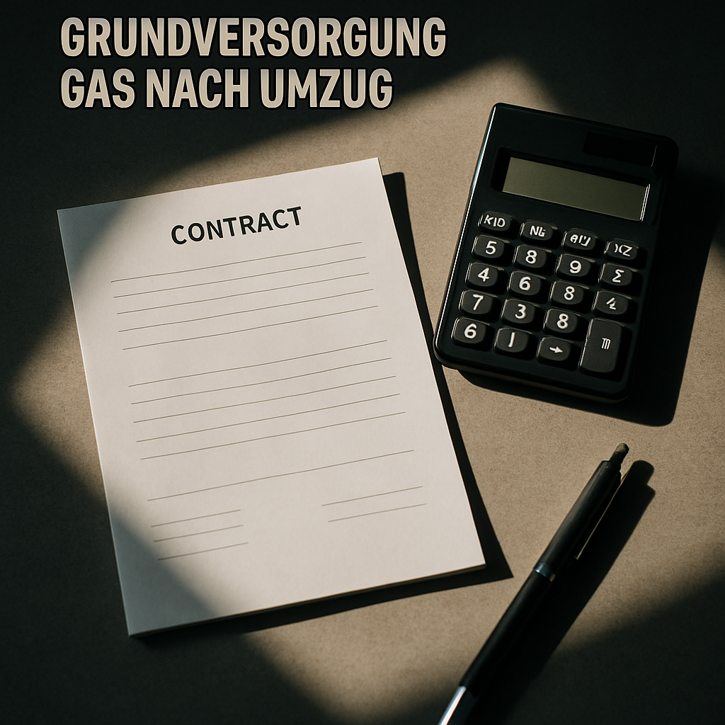 grundversorgung gas nach umzug